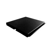 Цоколь кухонный 4 м с силиконом Черный глянец 100мм