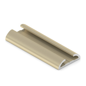 Направляющая для распашных дверей 5400мм золото