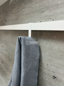 Крючок универсальный (Белый муар)