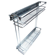 S-2422 Бутылочница Starax бокового крепления ширина 150мм (106*475*495) с доводчиком левая 061027