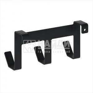 Крючок тройной (Черный муар)