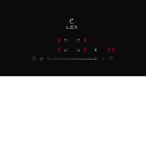Варочная панель индукционная LEX EVI 641B  BL(ВЫВОД)
