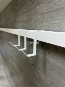 Крючок тройной (Белый муар)