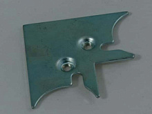 Соединительная пластина угловая для широкого фасадного профиля МАКРО