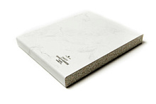 Столешница ТРОЯ R8 Мрамор Бернини 2349/PT скалистый камень 3000х600х38 мм/6