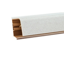 Плинтус для столешниц "Бриллиант белый" 4.2м LB-37-460В KORNER (ф-ра 210)