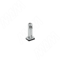 Опора регулируемая,D12мм,высота отверстия 32 мм,с прямоугольной ножкой