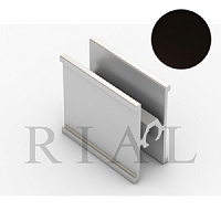 KR 09 Горизонтальный межсекционный профиль Софт Тач Черный 5,9