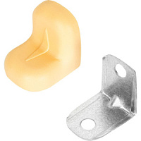 Уголок стальной с декоративной накладкой (ольха )