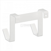 Крючок двойной (Белый муар)