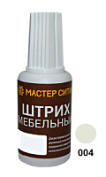 Штрих мебельный, МАСТЕР СИТИ, флакон 20мл, 004 (Серый) (Lamarty Серый)
