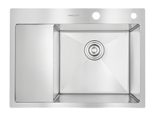 65*48R Металлическая мойка сатин AMALET 