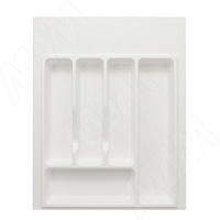 Лоток для столовых приборов в базу 400мм,Белый