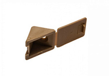 Уголок пластиковый № 01 (СВ. КОРИЧН.)