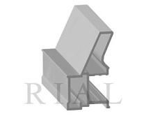 KR11 Вертикальный асимметричный профиль (ручка) Виски зернистый 5,5 м