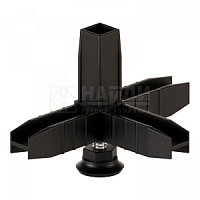 Коннектор 4 с регулируемой опорой (Черный) LK4R-10