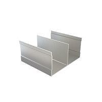 Верхняя направляющая СЕРЕБРО (6м) STERN (под 37,5 ролик) XSEK-122