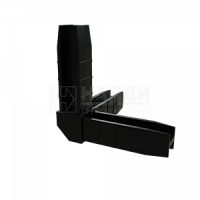 Коннектор 3 "bevel" (Черный) LKB3-10