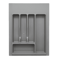 Лоток для столовых приборов в базу 600мм,Серый