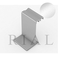 KM01 Ходовой профиль Хром матовый 5м