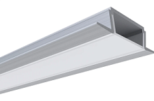 Встраиваемый Алюминивый профиль с экраном в инд.упаковке 2000*21*7мм