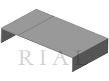 KR 10 Прямой упор Хром Браш 5,5 м