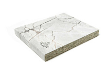 Столешница ТРОЯ R8 Оникс Азул 729/E ГЛЯНЕЦ 3000х600х38 мм/8