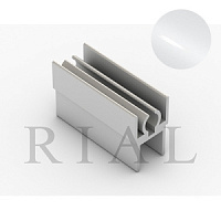 KR08 Горизонтальный верхний профиль Белый глянец 5,9 м