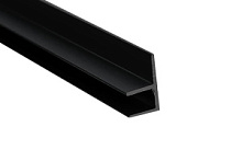 Планка угловая для щита 6мм Черная