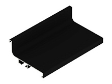 Профиль Г-образный L=4050 Черный анодированный s1954 bl