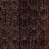 REXAU Заглушка самоклеющаяся D14мм (20шт) Венге темный