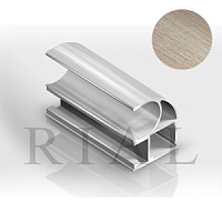 KR01 Вертикальный асимметричный профиль (ручка) Дуб шато 5,5 м