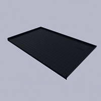 Гигиенический поддон АИВИН (пластик) шир. 500мм,глуб.550мм Черный