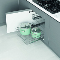 Выдвижная корзина на распашной фасад в базу 450 Starax Tandem Blum(410-430*482*145)