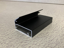 Фасадный профиль  Чёрный матовый ПР-4РУ 5800 мм