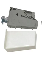 Навес регулируемый ABS с крышкой левый серый (комплект)