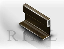 RP02 Профиль ручка ДСП Венге тёмный глянец 4,9 