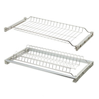 680-16N Сушка для посуды Kalibra, 800 мм (нерж.сталь. 1 жесткий-поддон. гл 277-347)