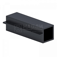 Профиль под стекло, 3000 мм (Графит) LS-77