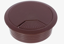 Заглушка кабель - канала компьютерная темно-коричневый