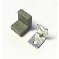 Уголок стальной (Грандис) с декоративной накладкой (белый) 25*25