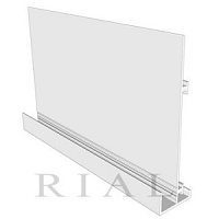 KV-03 Рамочный профиль  Софт Тач Белый 5,0 м