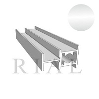 КО-09 Горизонтальный межсекционный профиль Хром глянец 5,9 м
