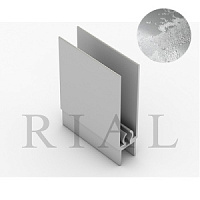 KR 07 Горизонтальный нижний профиль Хаспеадо Хром 5,9 м