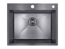 58*48 HONEY Металлическая мойка графит 1,5 мм AMALET PREMIUM 5848-PH-BL