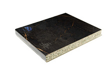 Столешница ТРОЯ R8 Каспий черное золото 3103/E** EVO tech ГЛЯНЕЦ 3000х600х38 мм/8