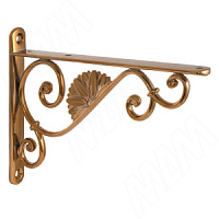 BAROCCO  Менсолодержаталь для деревянных полок L-190мм.золото