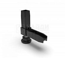 Коннектор 2 с регулируемой опорой (Черный) LKR2-10